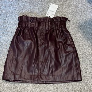Zara Leather skirt